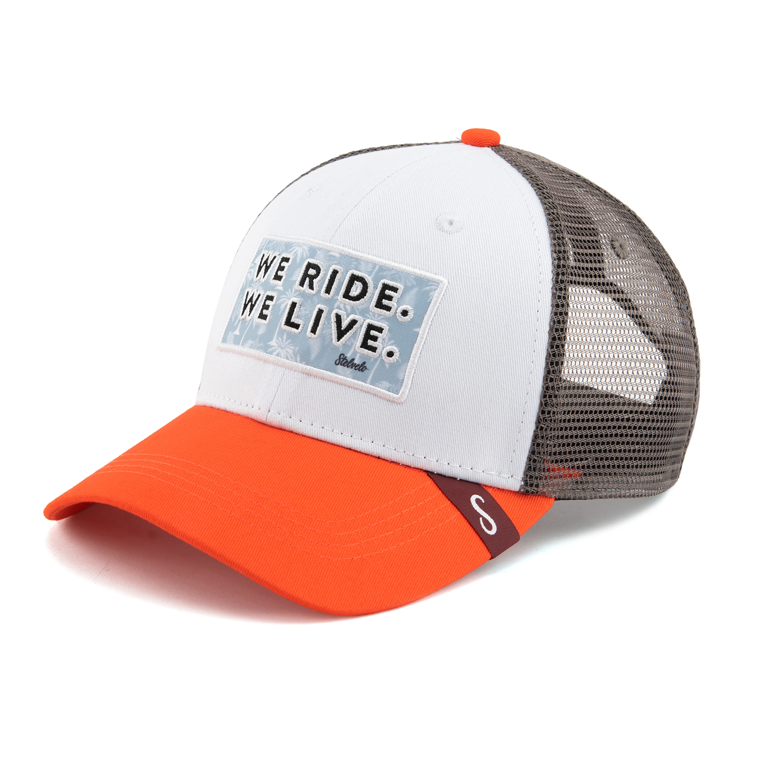 GORRA UNISEX AFTER RIDE PALM NARANJA-GRIS