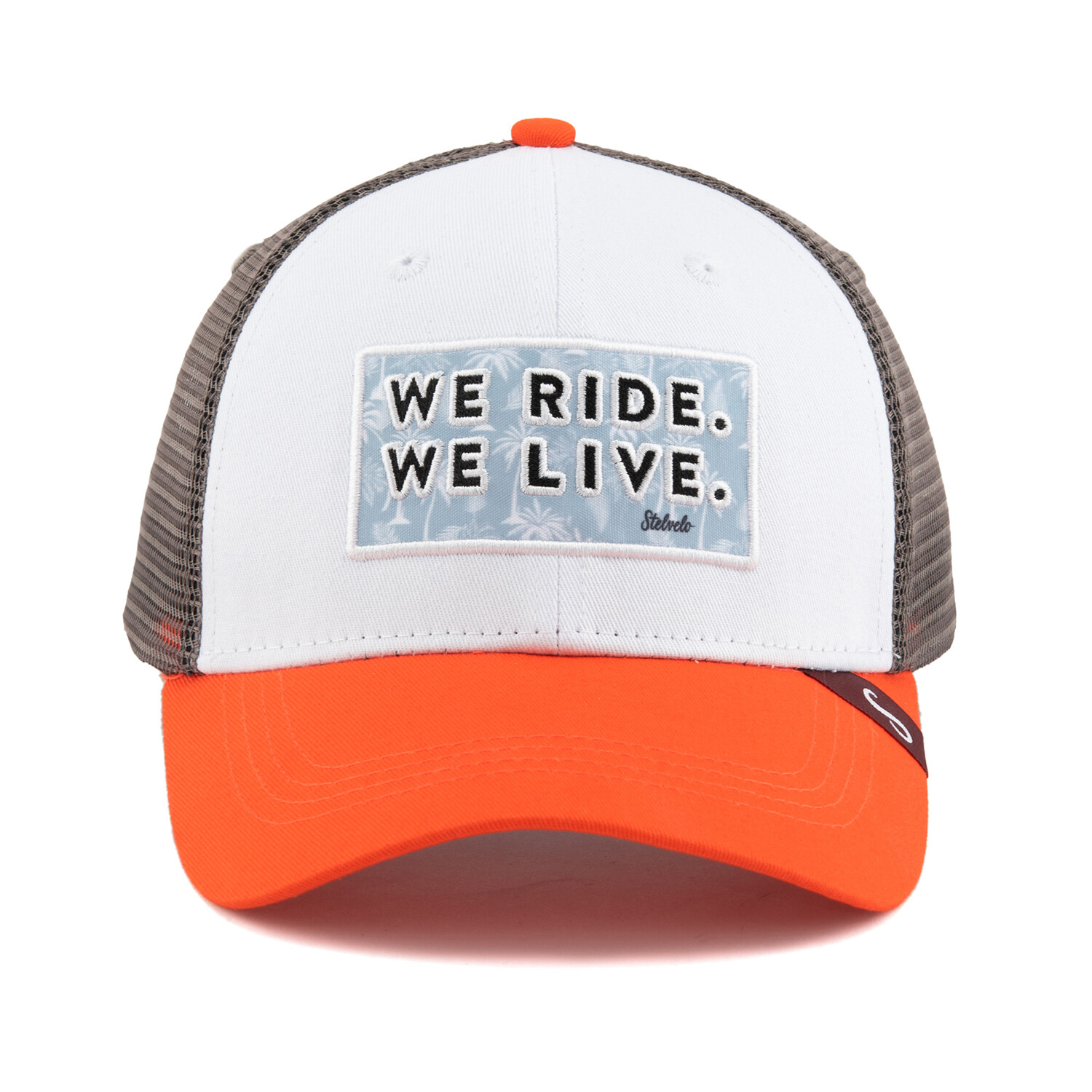 GORRA UNISEX AFTER RIDE PALM NARANJA-GRIS