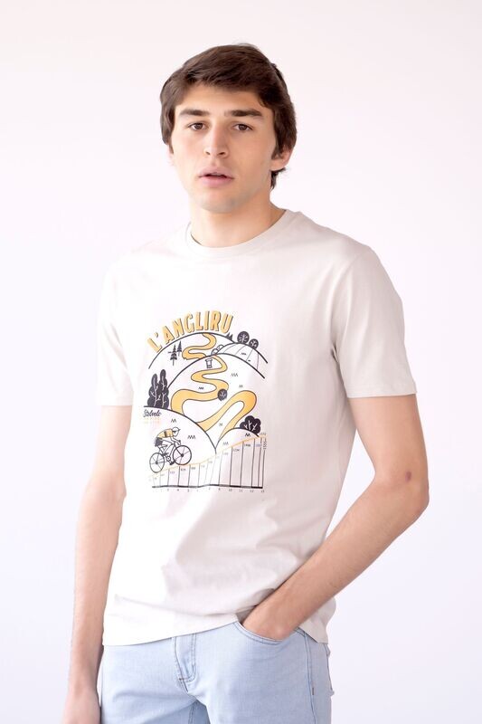 MEN´S L´ANGLIRU CREAM TSHIRT