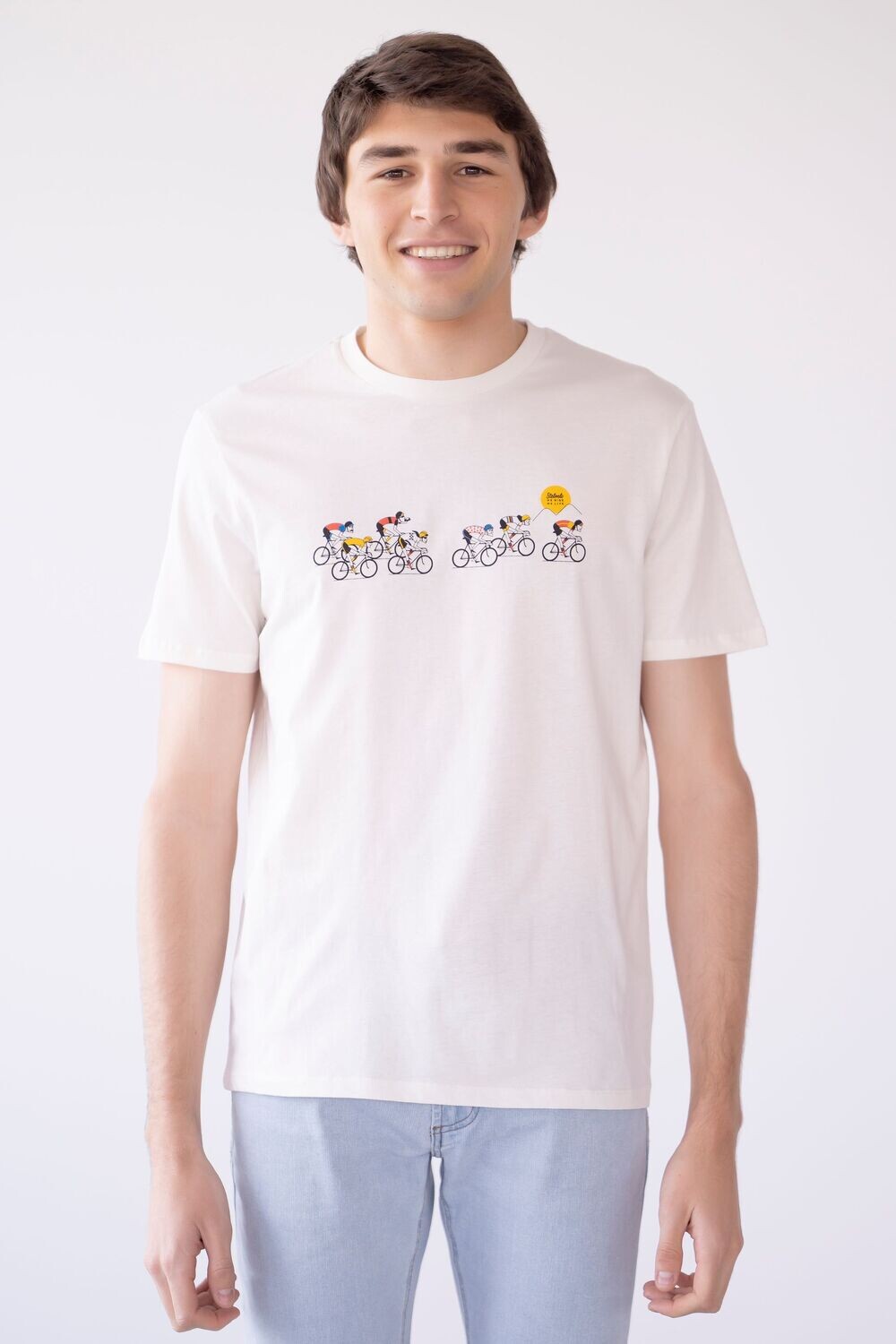 Camiseta Ciclismo Urbano Hombre Echelon After Ride