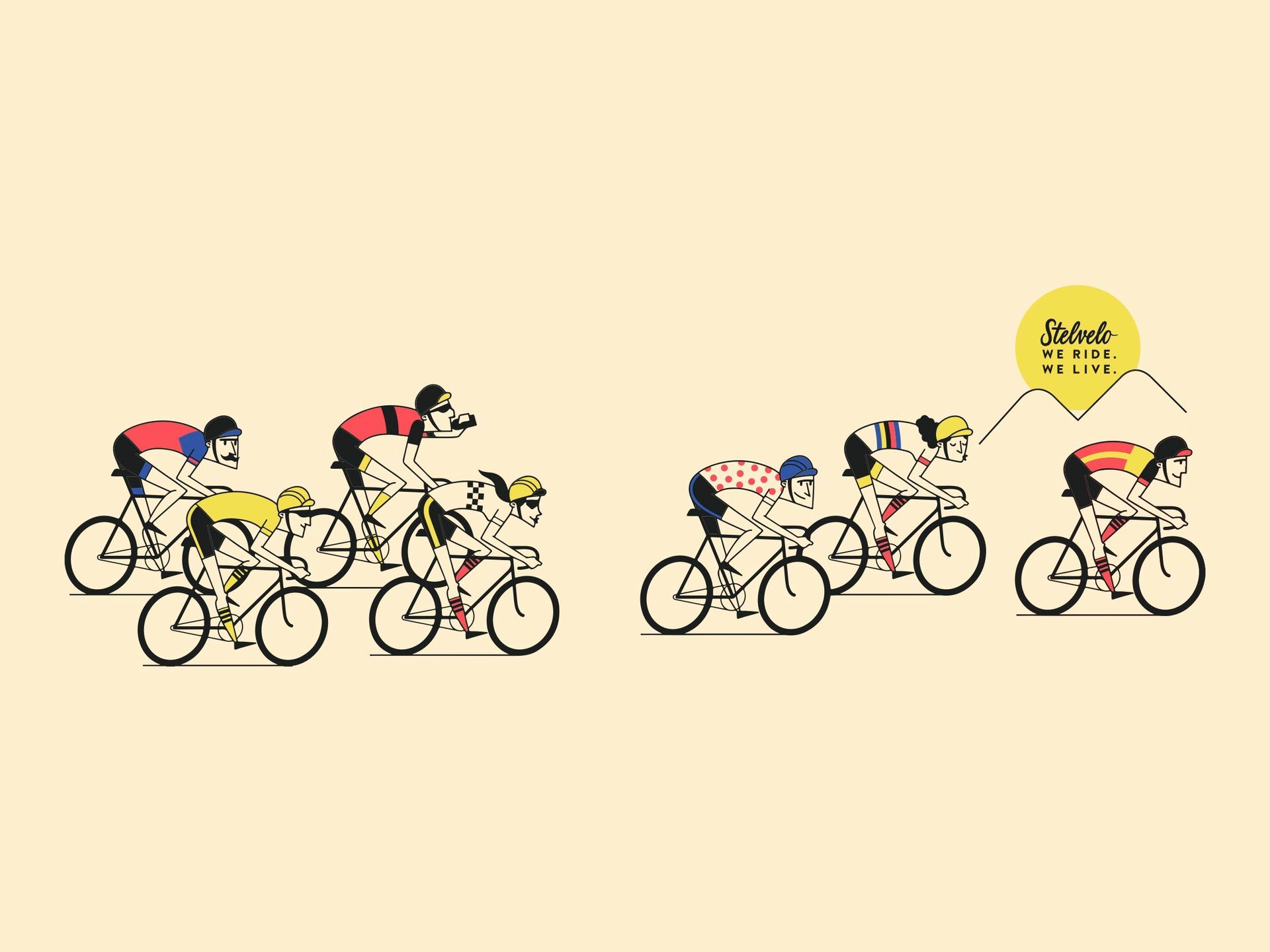 Camiseta Ciclismo Urbano Hombre Echelon After Ride