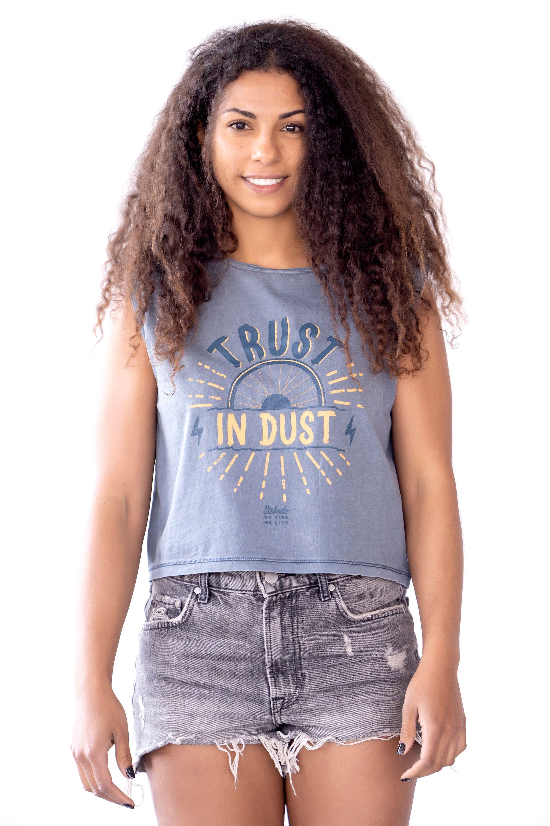 CAMISETA CICLISMO MUJER TRUST IN DUST AFTER RIDE