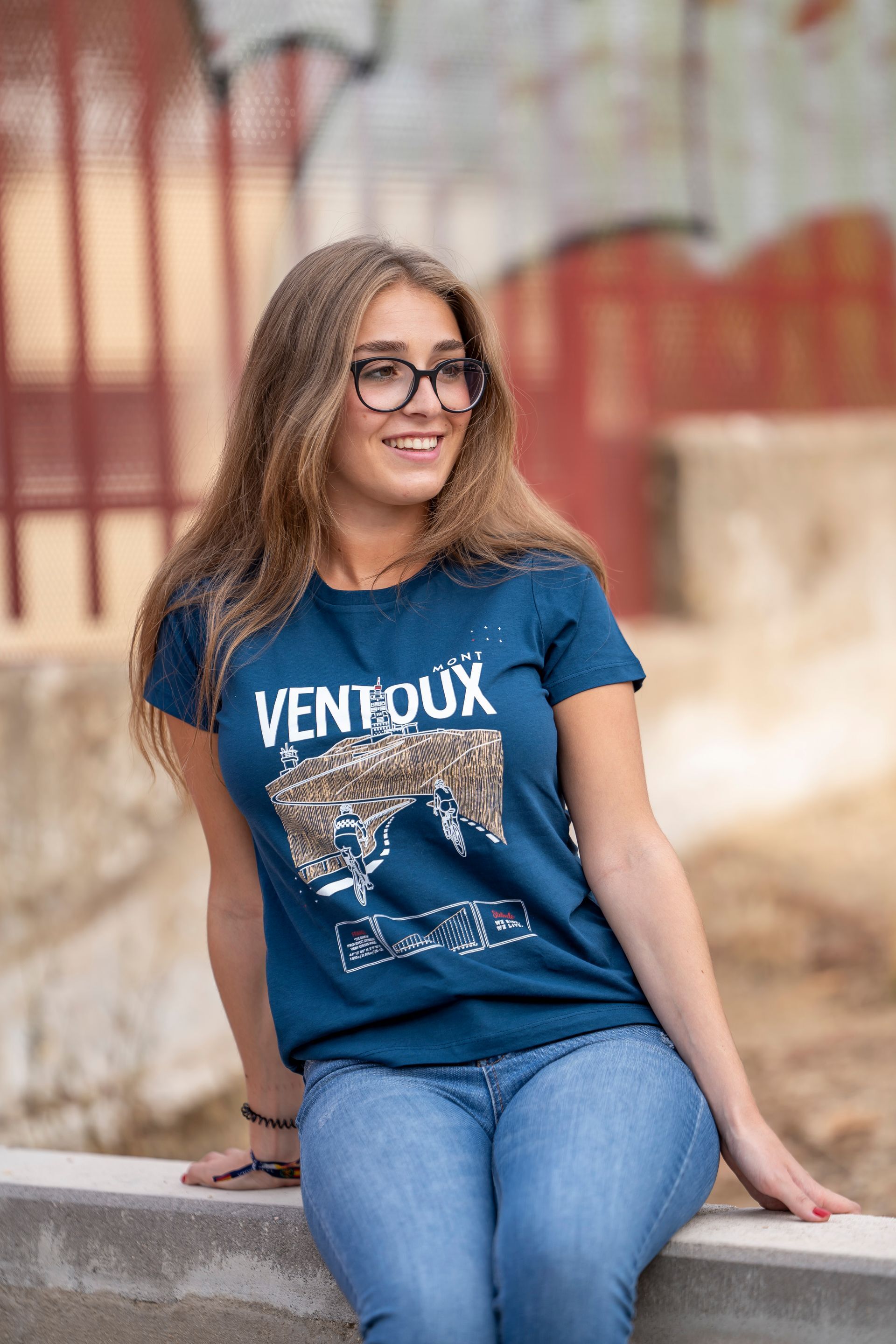 WOMEN´S BLUE T-SHIRT MONT VENTOUX