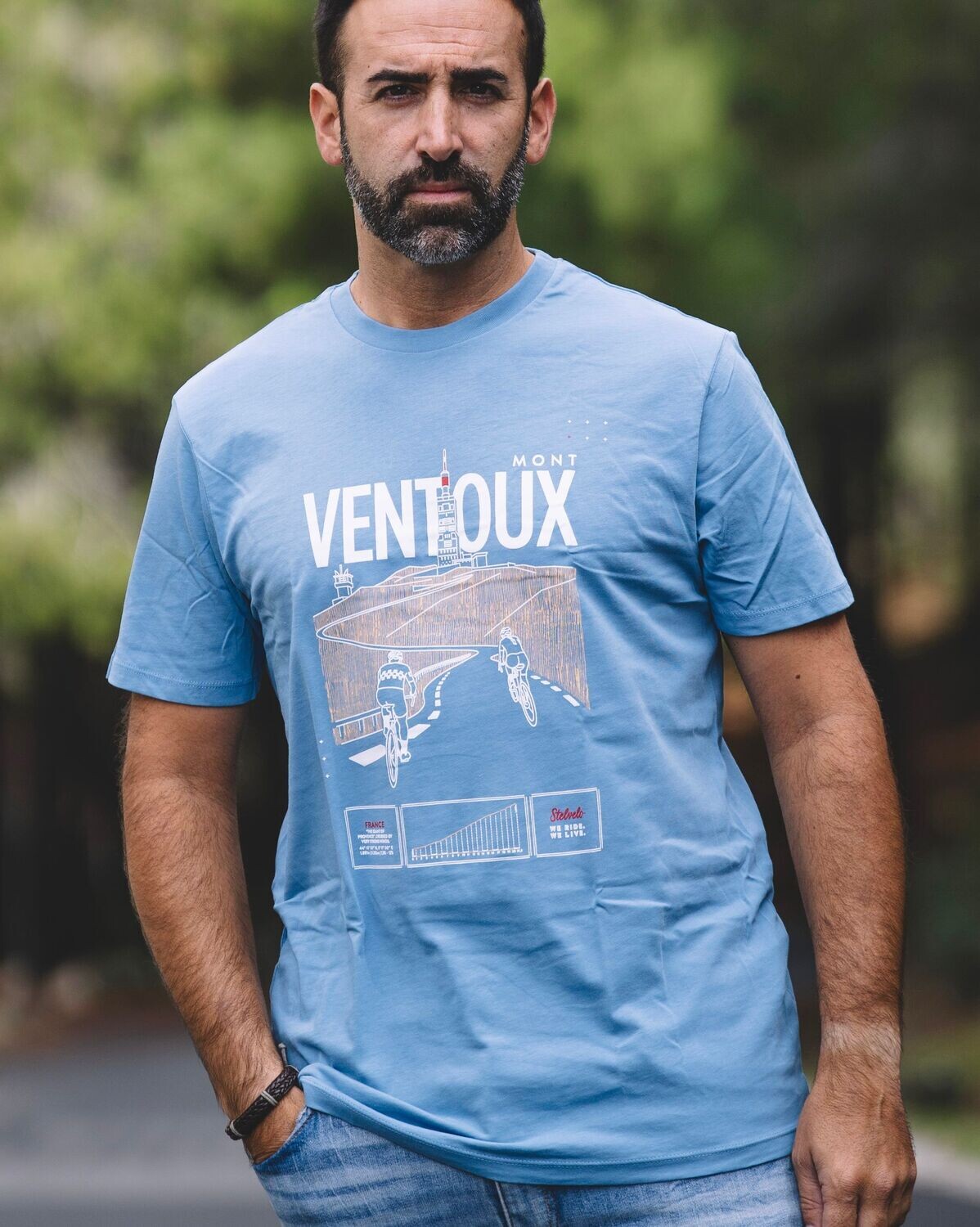 MEN´S COOL BLUE MONT VENTOUX TSHIRT