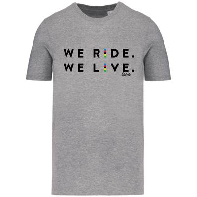 CAMISETA URBANA CICLISMO HOMBRE WE RIDE. WE LIVE.