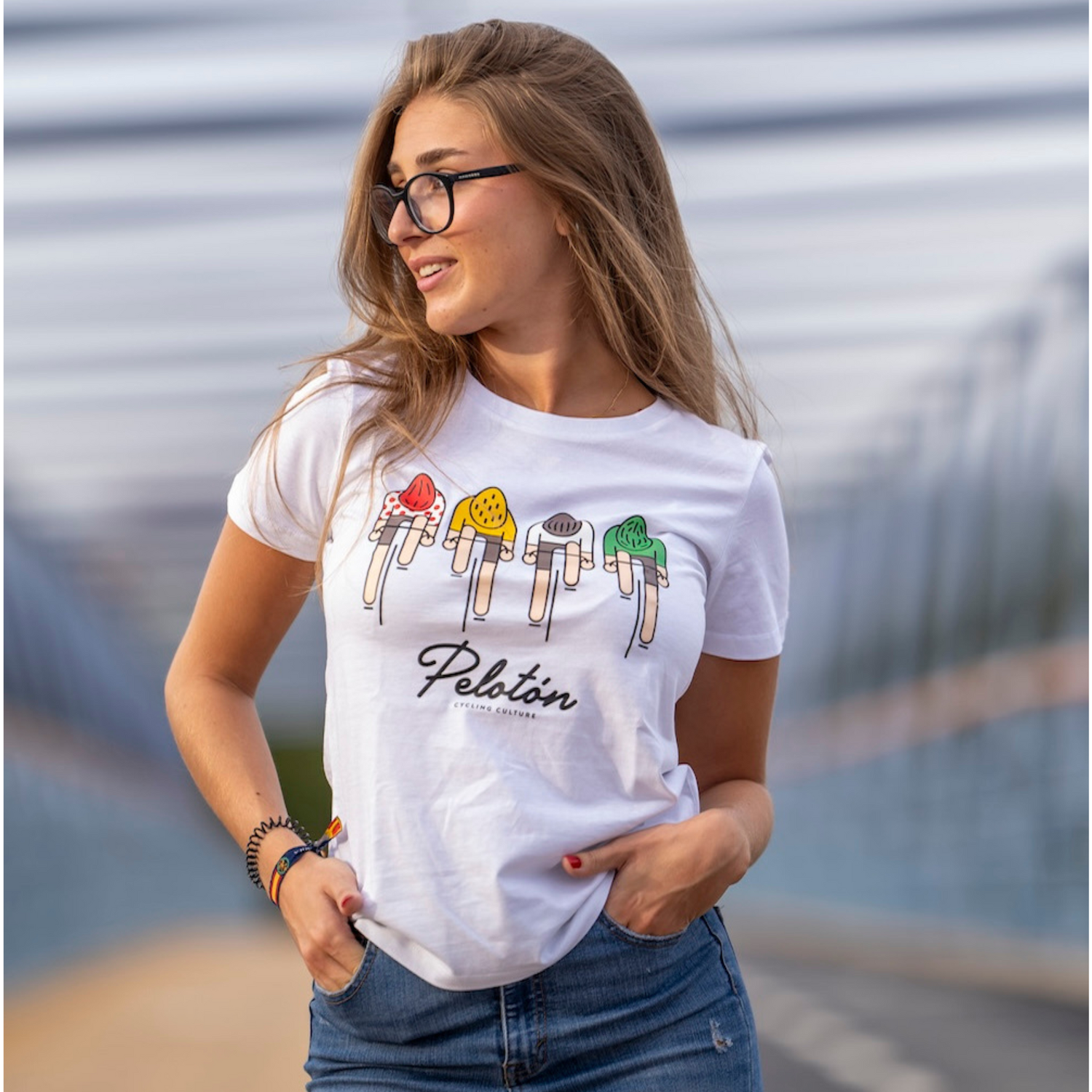 CAMISETA CICLISMO MUJER PELOTON CLASSIC AFTER RIDE