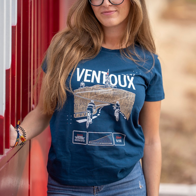 WOMEN´S BLUE T-SHIRT MONT VENTOUX