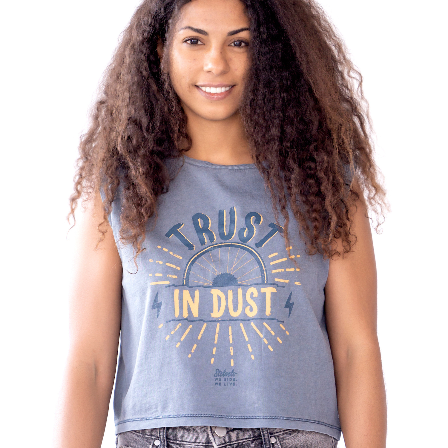 CAMISETA CICLISMO MUJER TRUST IN DUST AFTER RIDE