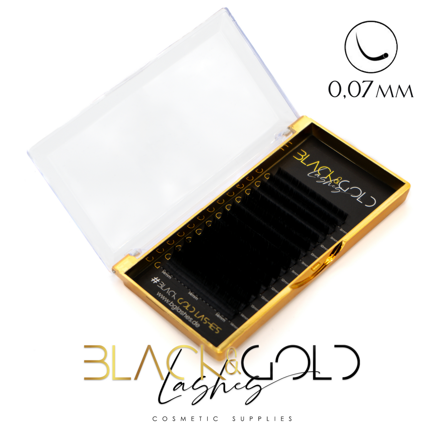 0.07MM CLASSIC LASHES GOLD SERIES | RUSSIAN VOLUME | VOLUME