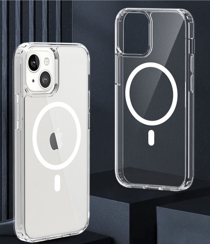 MagSafe Magnetic, Transparent Case NO YELLOWING., Model: iPhone  13 Pro Max