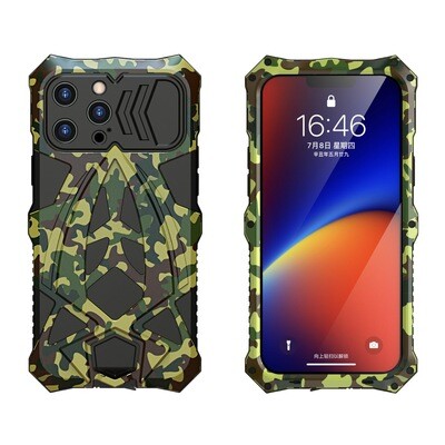 Fast &amp; Furious, Military Grade Case, Aluminium Metal Case, Color: Camouflage, Model: iPhone 13 Pro Max