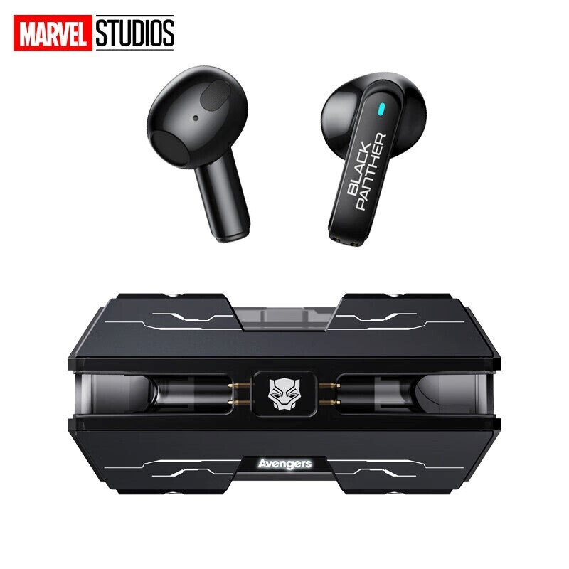 Marvel Avengers Space Hulk True Wireless Stereo Earbuds Bluetooth Headset, Color: Black Panther