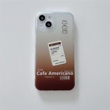 Ice Americano phone case! Matte texture, silky touch, no fingerprints, Model: Iphone14 pro max, Color: Latté