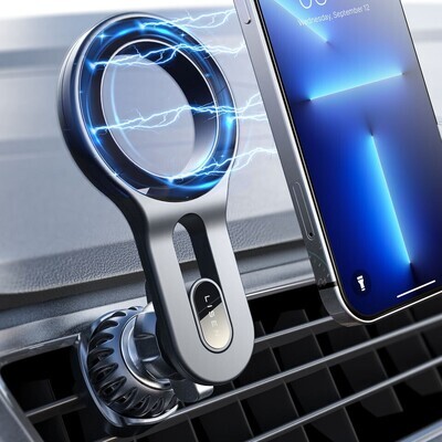 LISEN Ring Magnetic Phone Car Vent Holder for iPhone