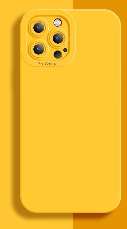 Pupil Eye Frosted Case for iPhone, Color: Yellow, Model: Iphone 14 pro