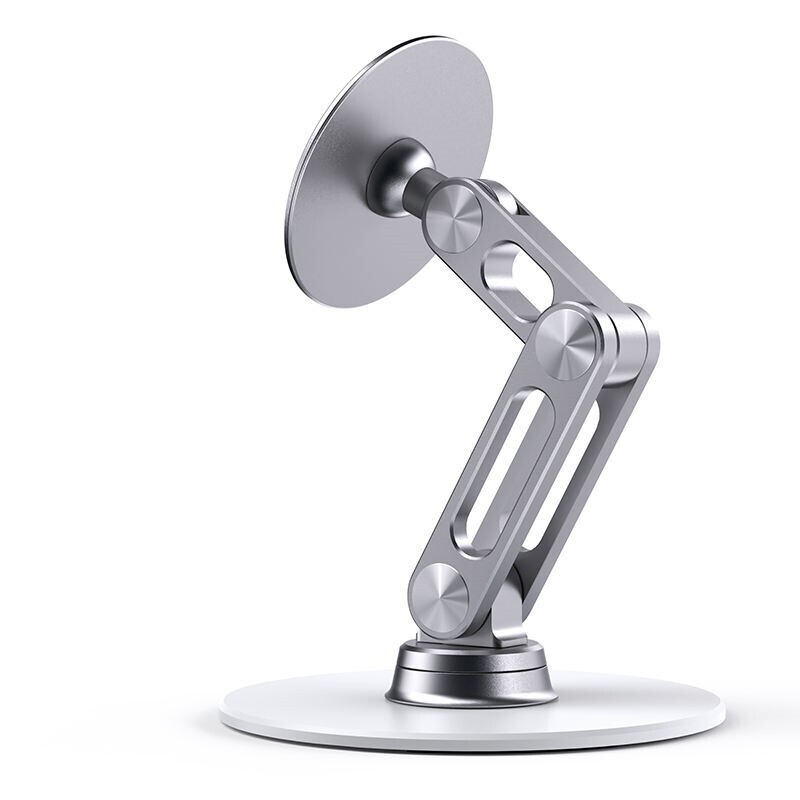 GTRONIC Aluminum Phone Holder Magnetic Double Arm Adjustable Rotatable  Stand