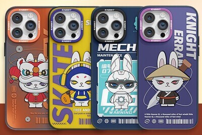 Colorful Ruibi Rabbit Case For iPhone 14/13