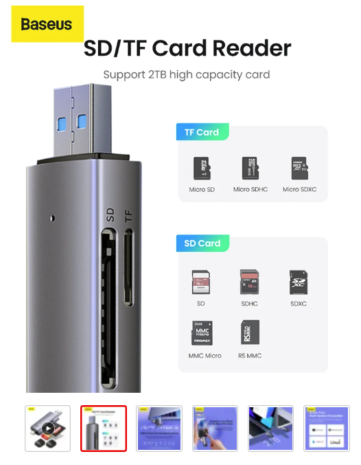 Card Reader USB 3.0 Type C to Micro SD TF Card Reader for PC Laptop Tablets Phone Smart Card reader Memory Card Adapter