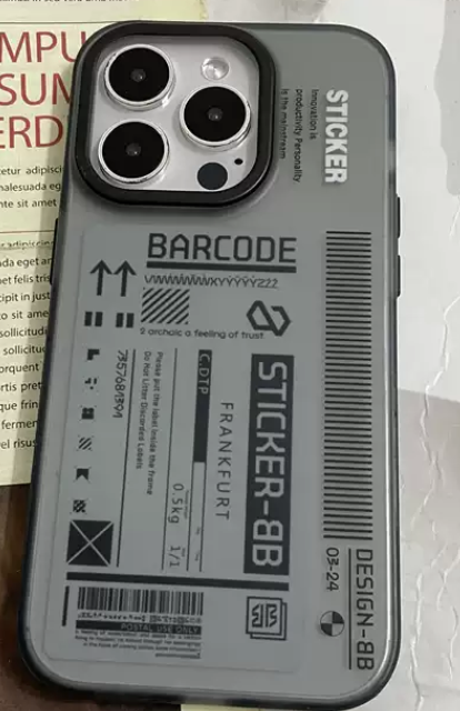 Amazing Case for iPhone, Model: iPhone 14 Pro Max, Color: Black Grey