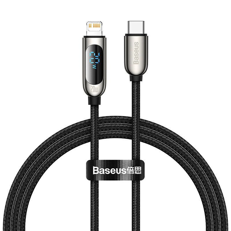 20W Display Cable For iPhone., Length: 1 Meters, Color: Black