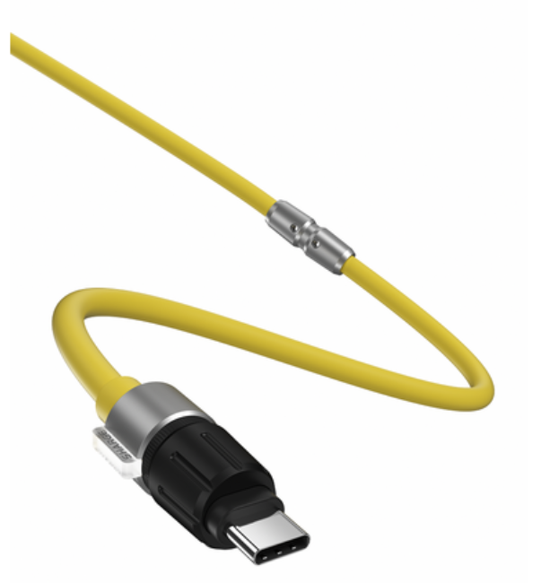 100W USB-C to USB-C or to Lightning (APPLE) 20W High Speed Phantom Cable E-Marker Chip with LED Light