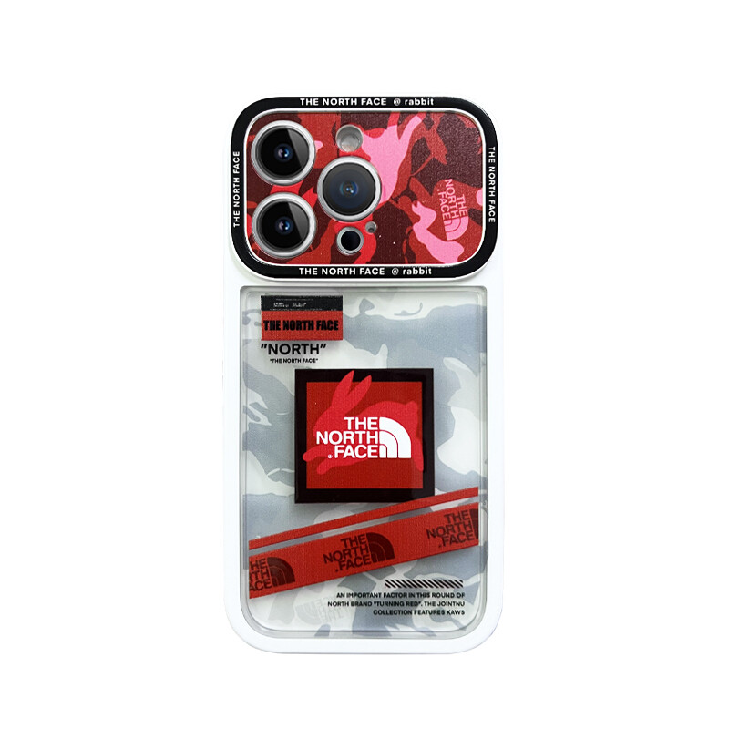 The North Face Camouflage Bunny, Model: Iphone 11, Color: North Face Bunny Red