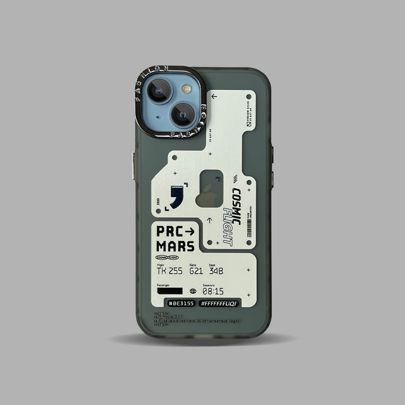 Mechanical Motherboard iPhone Case, Model: iPhone 14 Pro Max, Color: Gray