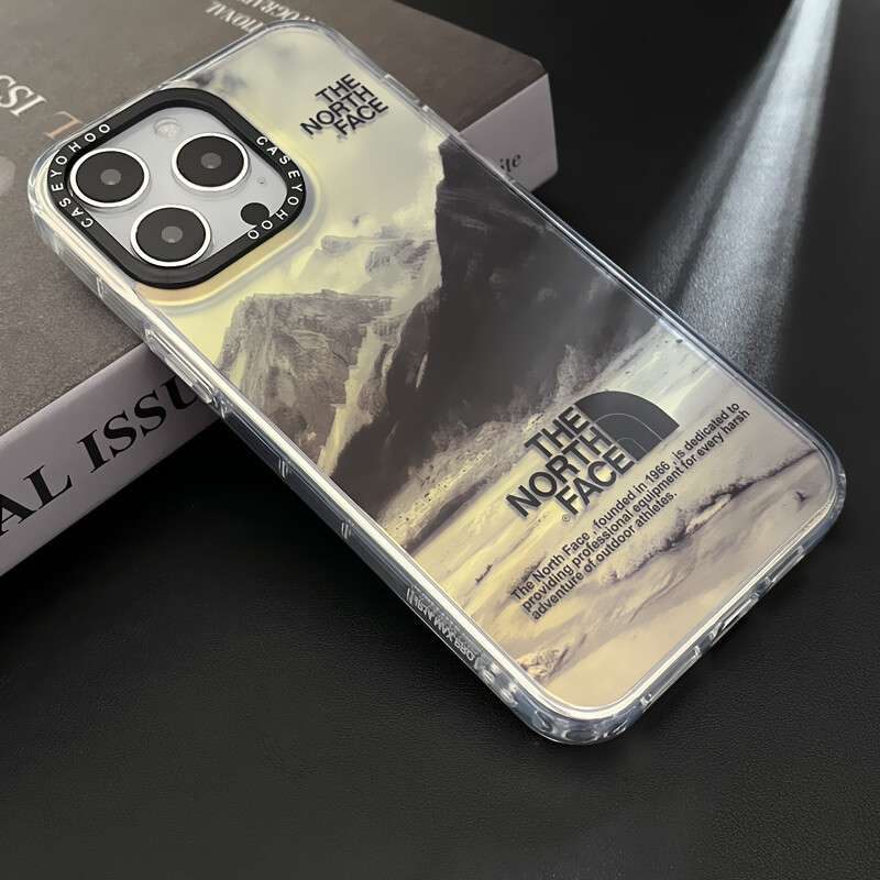 The NorthFace Gradient Laser Mountain iPhone Case