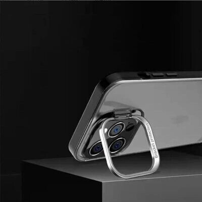 Invisible Lens Metal Desktop Stand iPhone Case