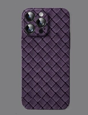 Creative Woven Ultra-thin PC MagSafe  iPhone Case
