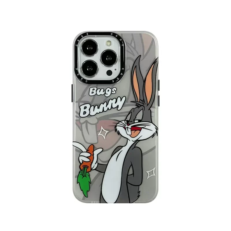 American Cartoons Bugs Bunny &amp; Daffy Duck iPhone case, Model: iPhone 14 Pro Max, Color: Rabbit