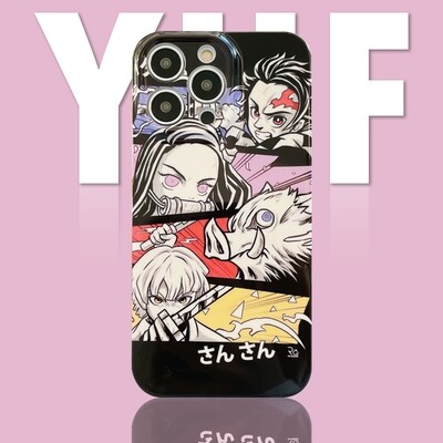 Graffiti Style Demon Slayer iPhone Case