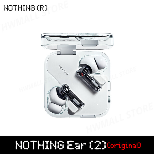 Nothing Ear (2) Hi-Res Certified 40dB ANC 11.6m Custom Driver Dual Chamber Design Bluetooth 5.3, Color Classification: White USA shipping Only, Package type: Official standard