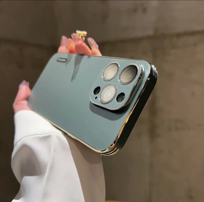 PC Drop-Proof IPhone Case With Camera Lens Protector [Logo Optional]