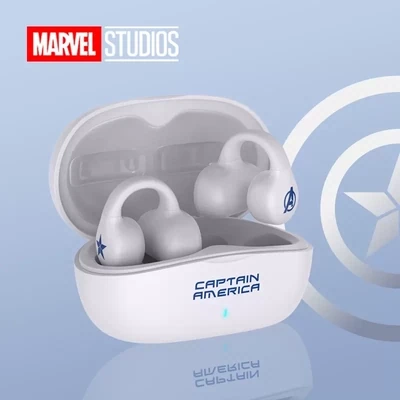 New Marvel Wireless Bluetooth Headphones Not In-Ear Clip-Ear