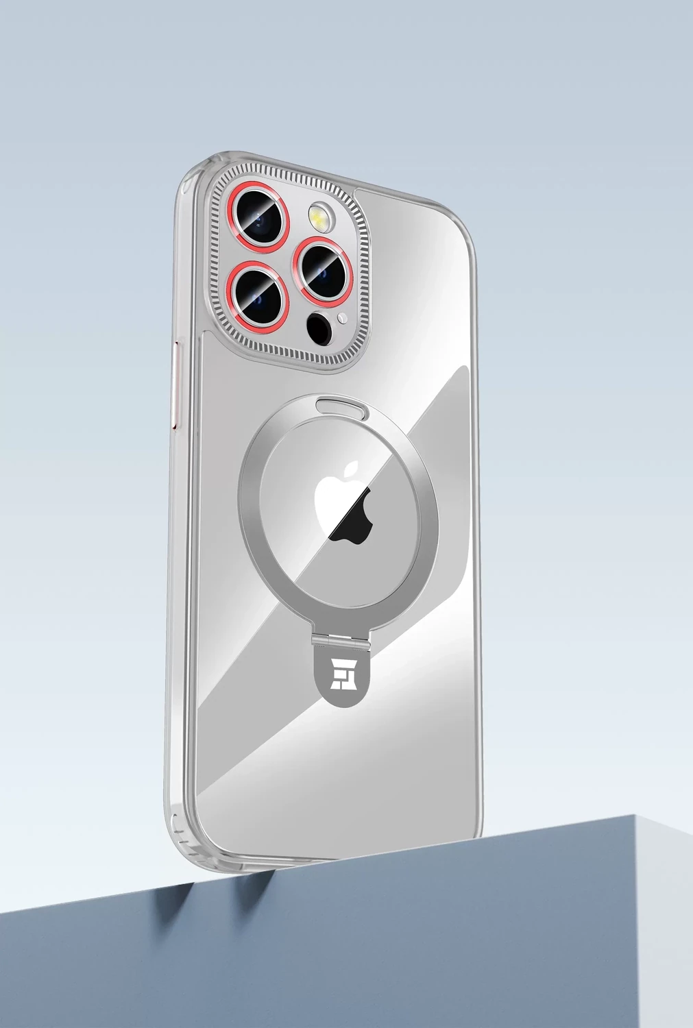 Upgraded Magnetic Ring Skin-Friendly iPhone Case