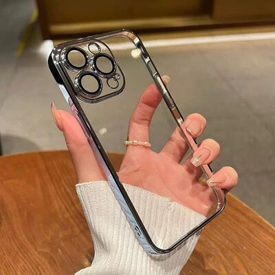 Crystal Clear electroplated iPhone Case