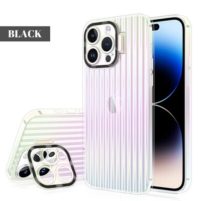 Transparent Gradient with Hidden Bracket iPhone Case