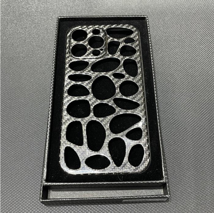 Real Carbon Fiber Case for iPhone 14 Pro and 14 Pro Max, Model: iPhone 14 Pro Max, Color Classification: Bright