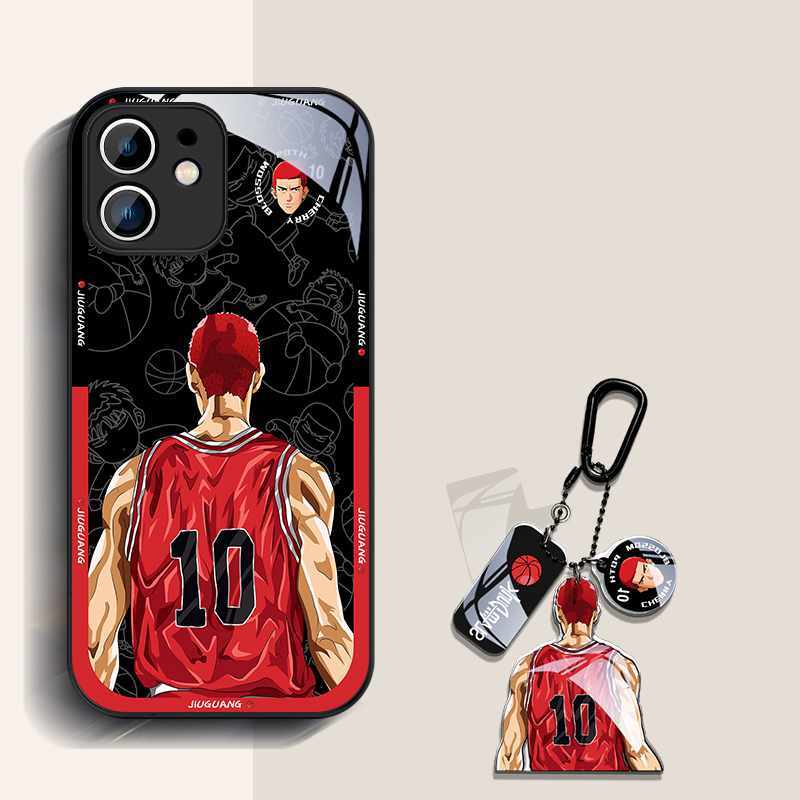 Sakuragi Slam Dunk Liquid Glass Drop-proof iPhone Case