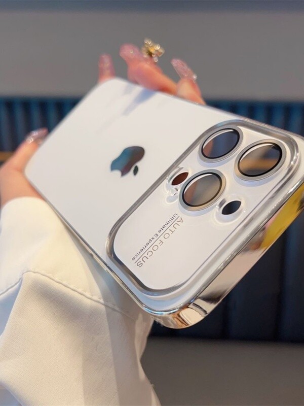 Large Window Electroplating iPhone Case