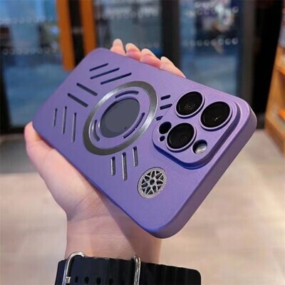 Missing Label Magnetic Heat Dissipation Matte Skin Feeling Case For IPhone