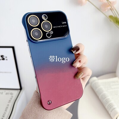 Frameless Large Window Goggle Gradient Skin Matte iPhone Case