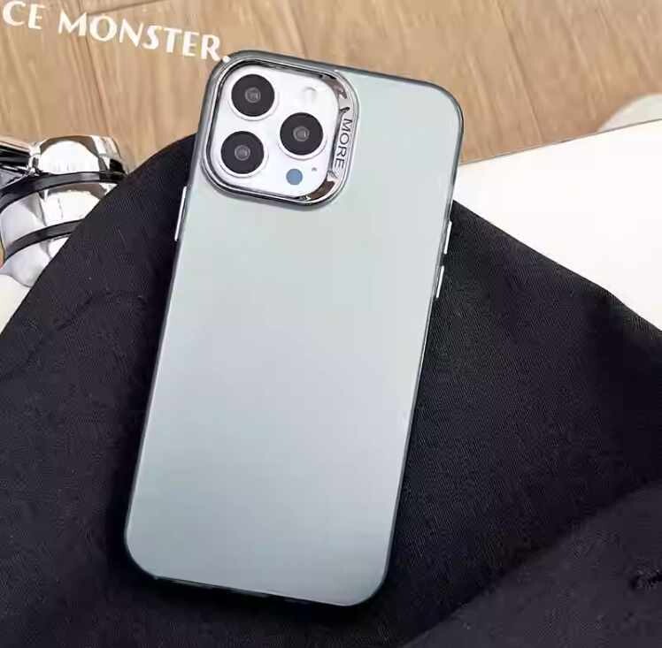 Electroplating matte anti-fall anti-fingerprint iPhone Case, Color: Gray, Model: iPhone 14 Pro Max