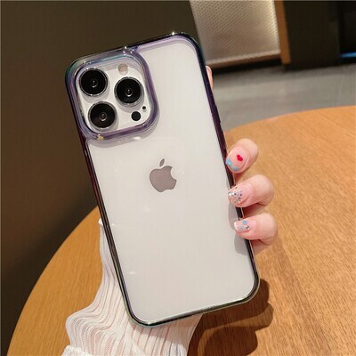Colorful Laser Acrylic Transparent Anti-fall Protective Case