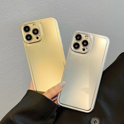 IMD Plating Silver & Gold Soft iPhone Case
