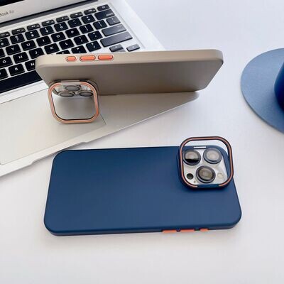 New Aluminum Alloy Lens Bracket with Lens Protection iPhone Case (With Logo)