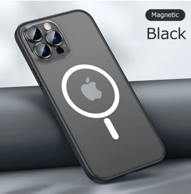 Skin-feel Matte Magnetic Charging Lens All-inclusive iPhone Case