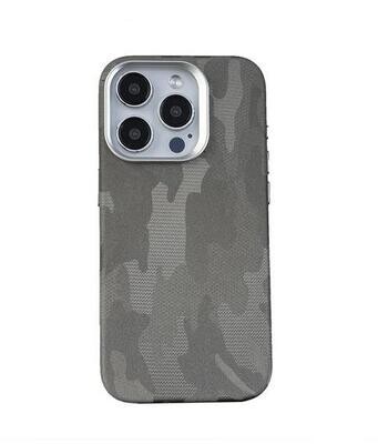 Camouflage Magnetic Leather Cover Case For iPhone