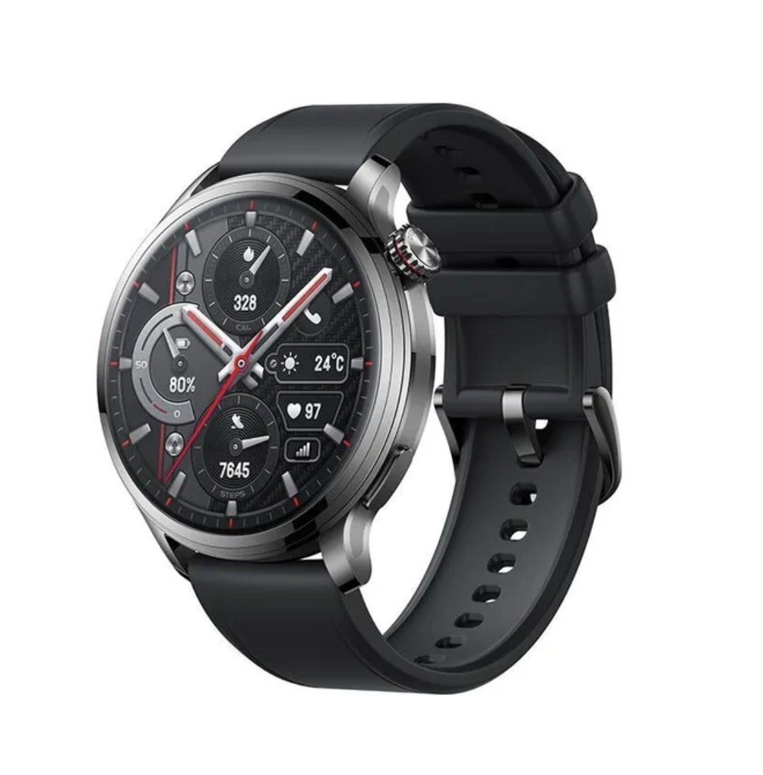 Honor Smart Watch 4 Pro Sports Health Monitoring Magic 4 Watch Independent Call Long Battery Life Bluetooth Call Waterproof NFC Mobile Payment Multi-function, Watch Series: Black+film*4+customized watch strap*1+customized charging head*1